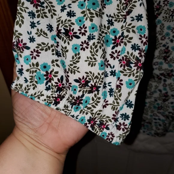 Sonoma XXL floral shirt top blouse NWOT - Picture 3 of 9